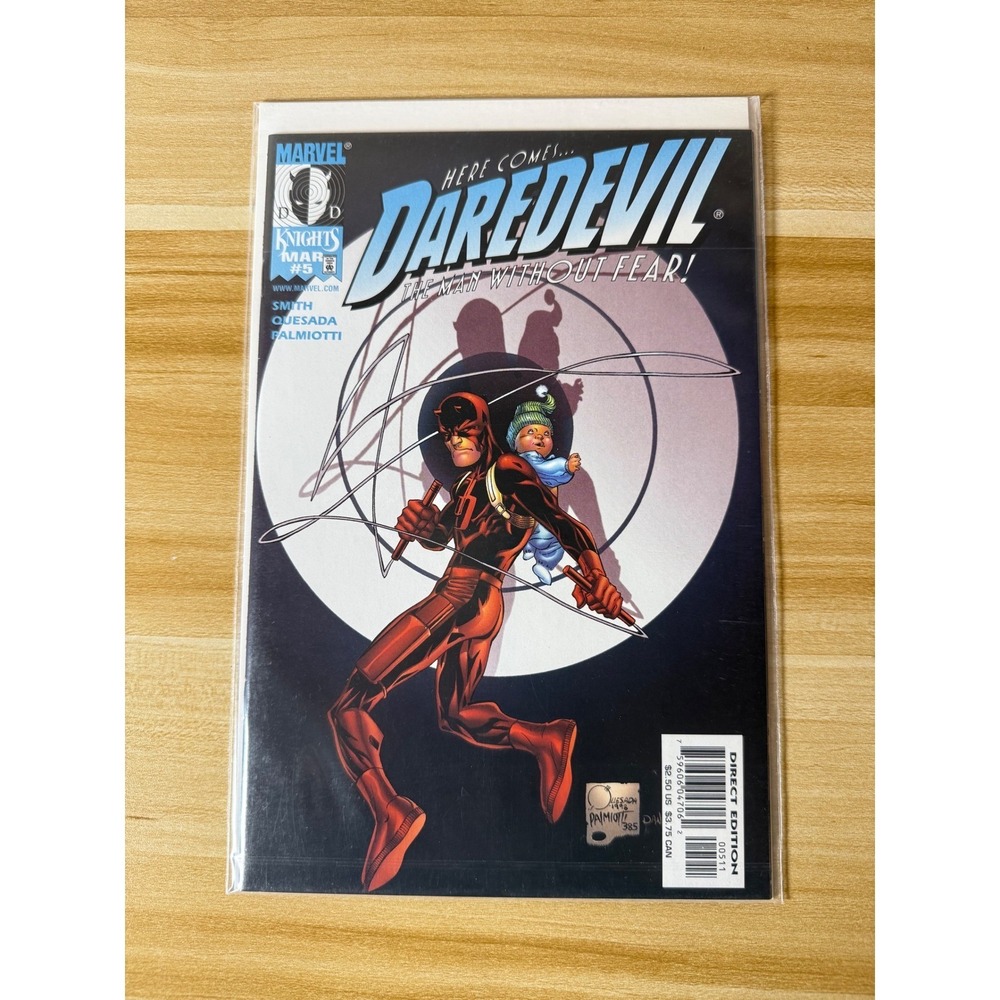 Marvel Daredevil Knights Comic Book‎ #5 March 2001 Smith Quesada Falmiotti